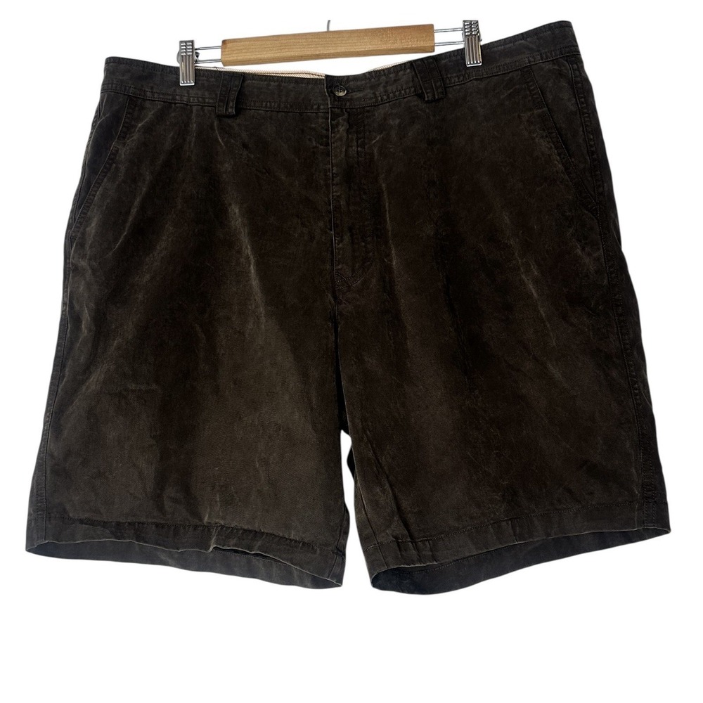 Tommy Bahama Mens Shorts Size 40 Brown Marlin Logo Stretch Resort Beach Outdoor - Picture 1 of 8